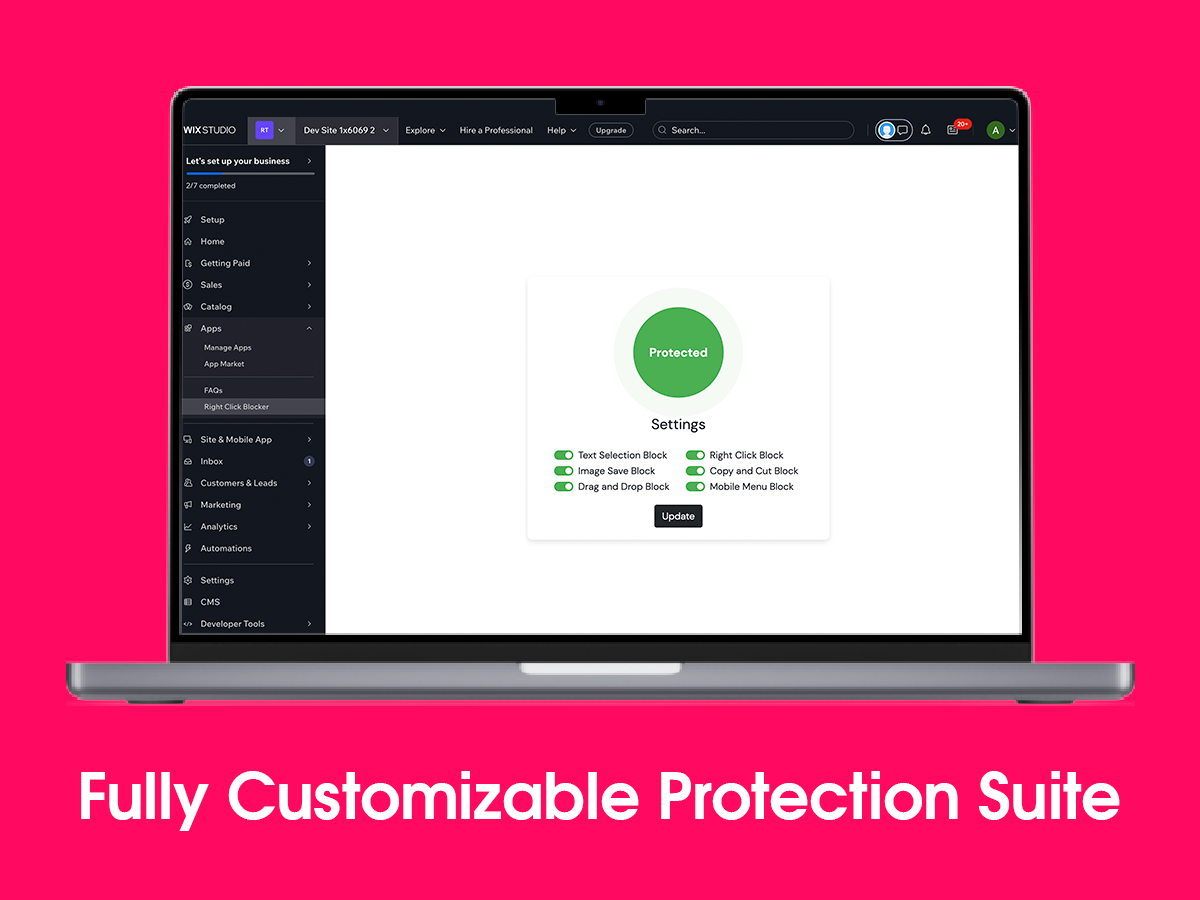 Right Click Blocker Screenshot 2